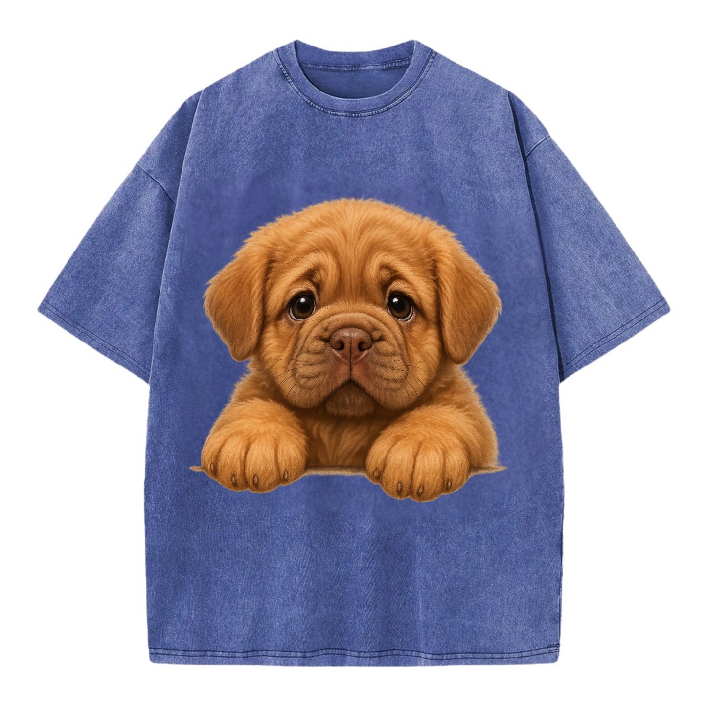 Neapolitan Mastiff  - Vintage T-shirt - Blue