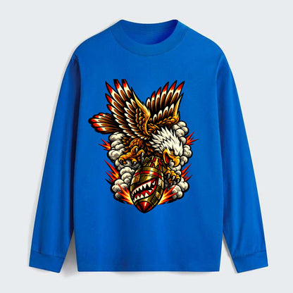 War Eagle Dive - Classic Long Sleeve Shirt - Blue