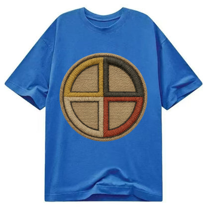 Medicine Wheel  - Classic T-shirt - Blue
