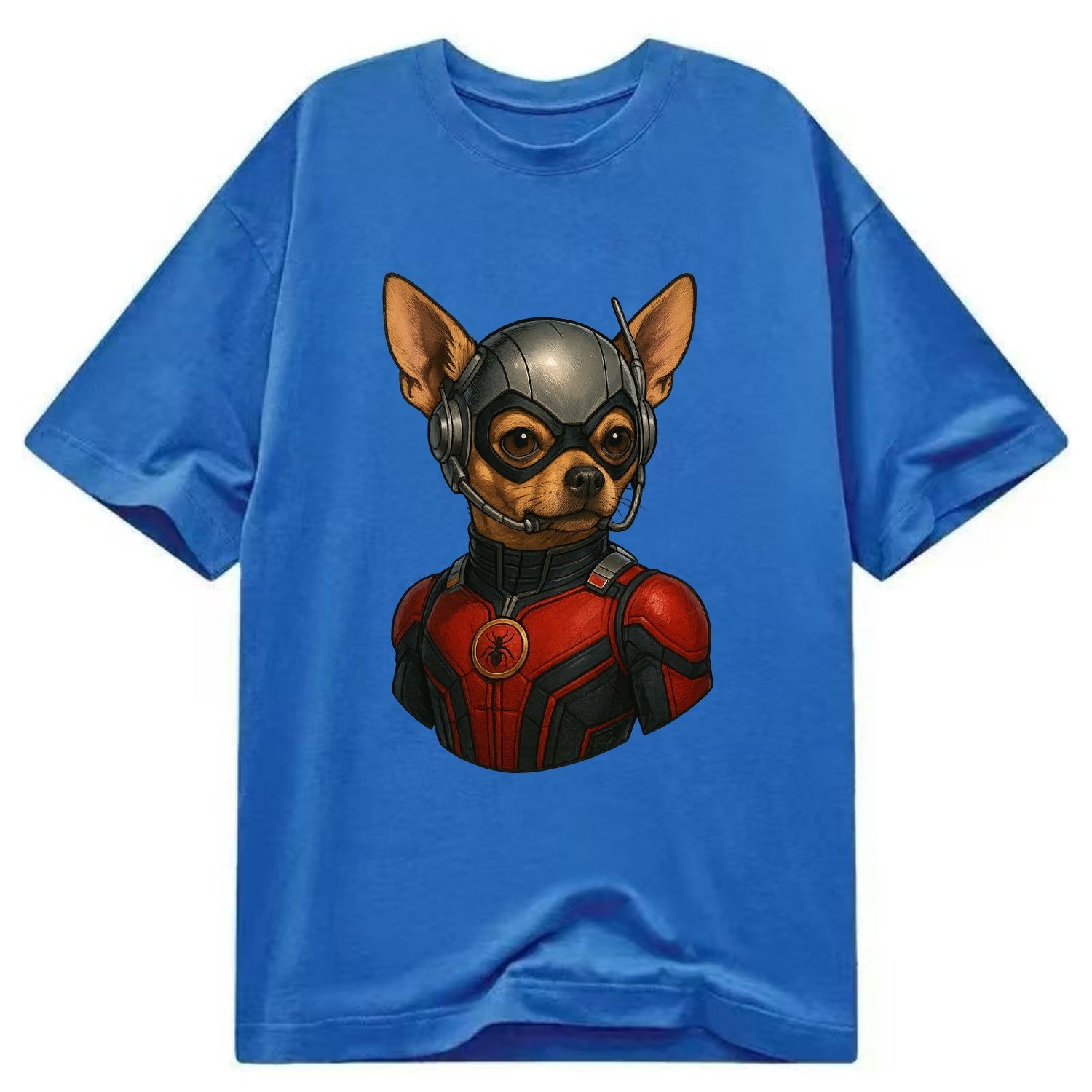 Chihuahua Ant-Man  - Classic T-shirt - Blue