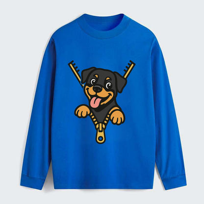 Rottweiler - Classic Long Sleeve Shirt - Blue