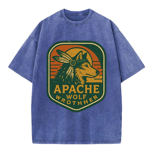 Apache Wolf Brother  - Vintage T-shirt