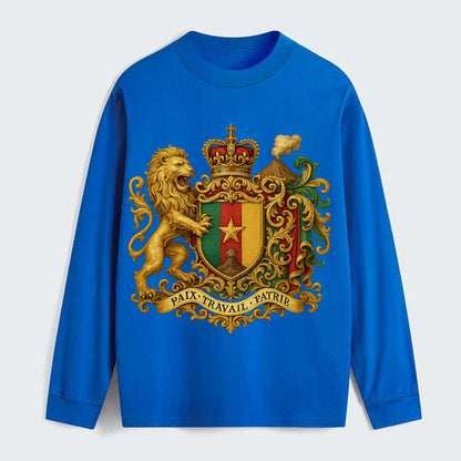 Cameroon Royal Logo  - Classic Long Sleeve Shirt - Blue