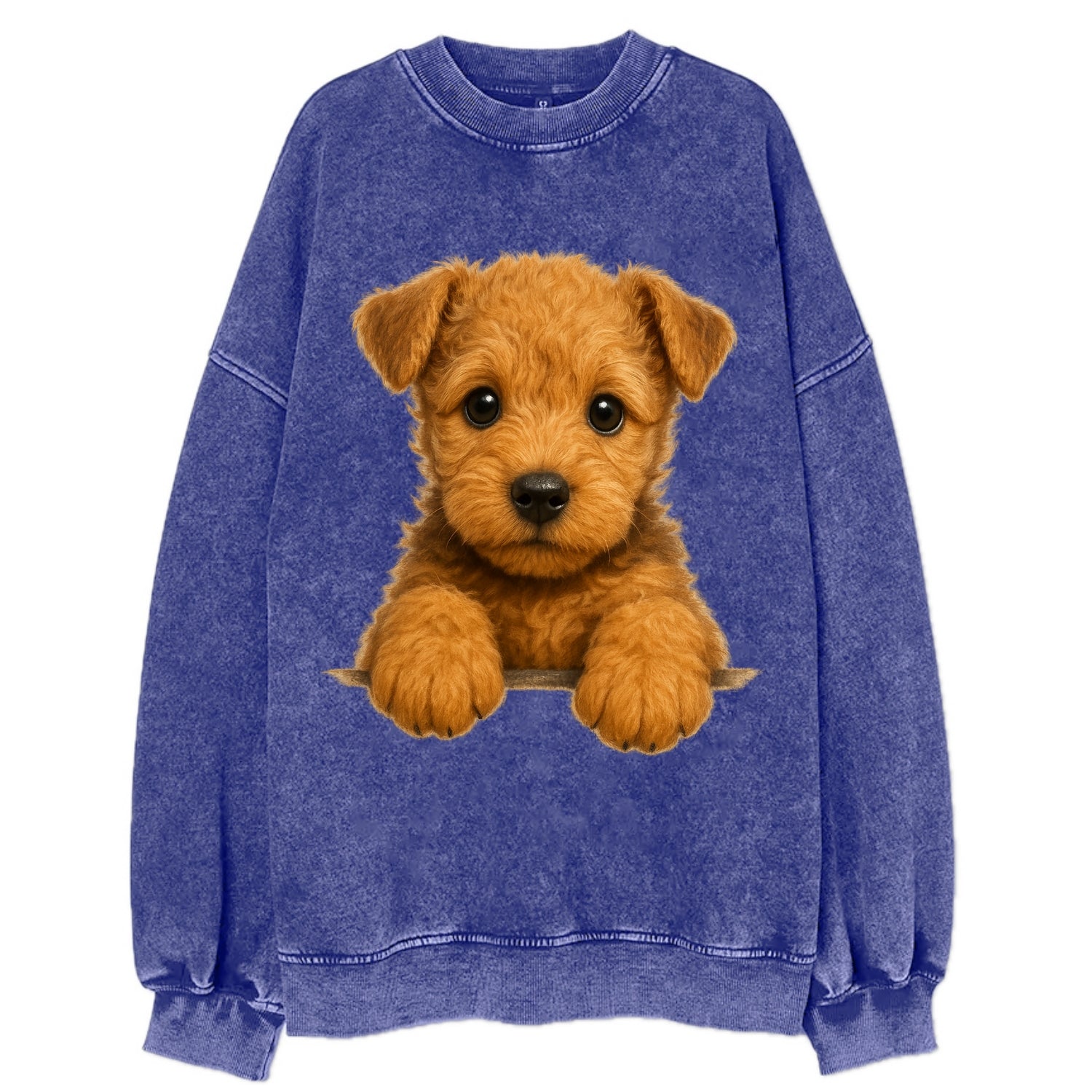 Lakeland Terrier  - Vintage Sweatshirt - Blue