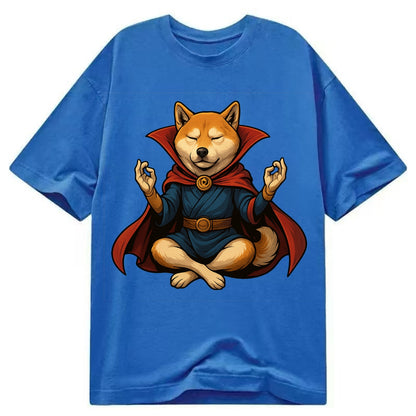 Shiba Inu Doctor Strange  - Classic T-shirt - Blue