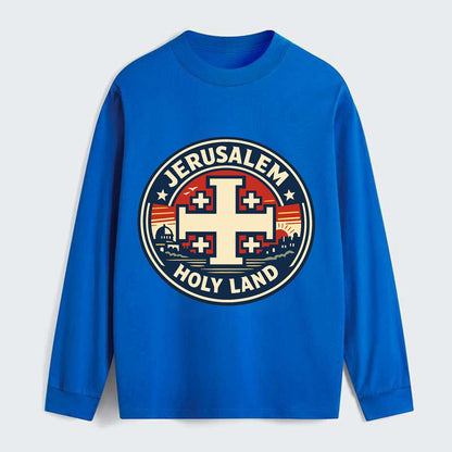 Heritage of the Cross - Classic Long Sleeve Shirt - Blue