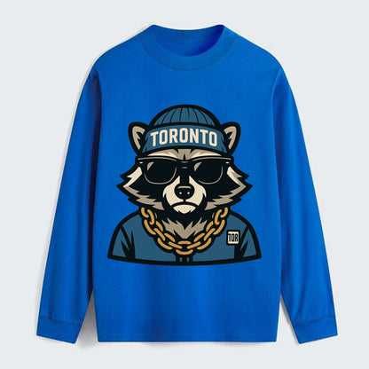 Toronto Raccoon - Classic Long Sleeve Shirt - Blue