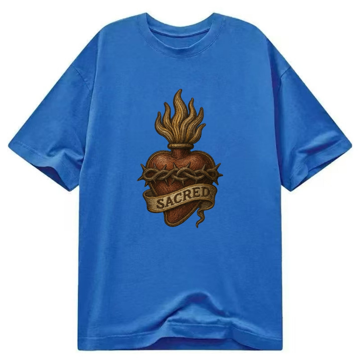 Sacred Heart  - Classic T-shirt - Blue