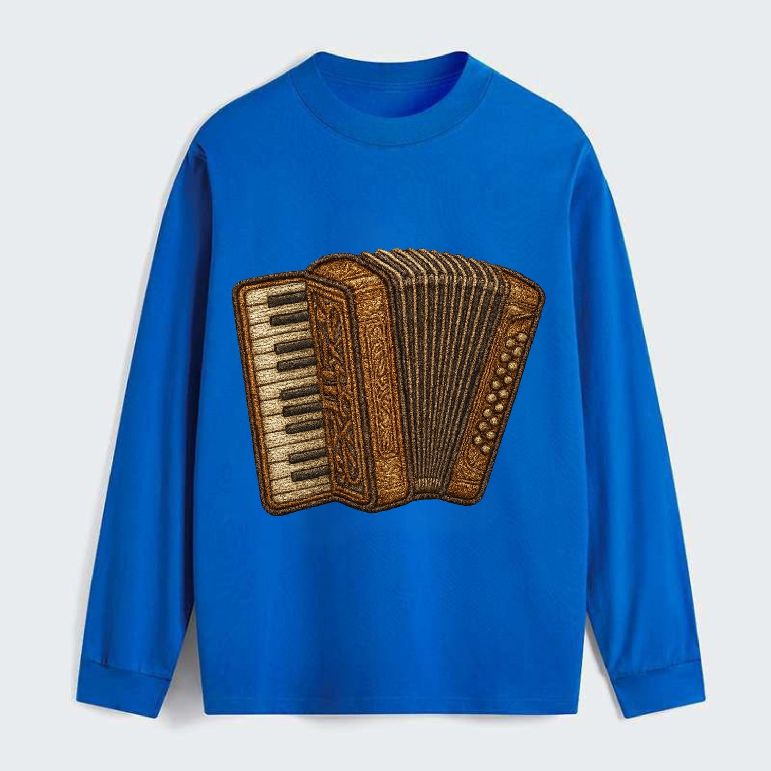 Accordion  - Classic Long Sleeve Shirt - Blue