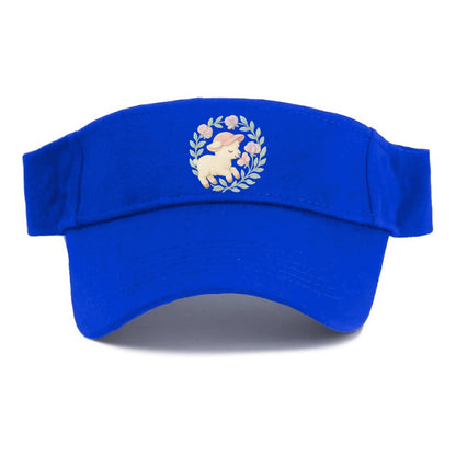 Lamb Sweet Peas  - Visor - Blue