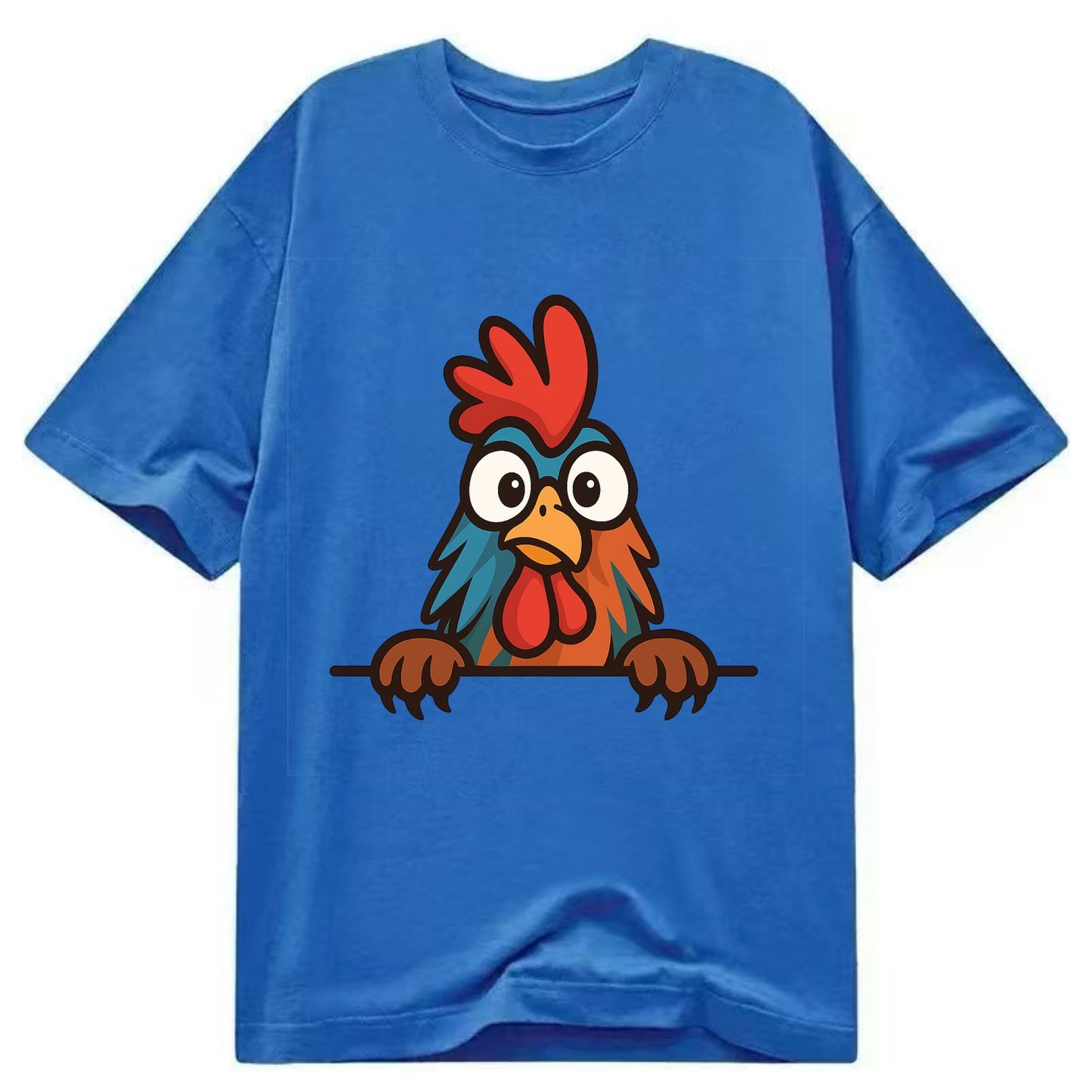 Rooster  - Classic T-shirt - Blue