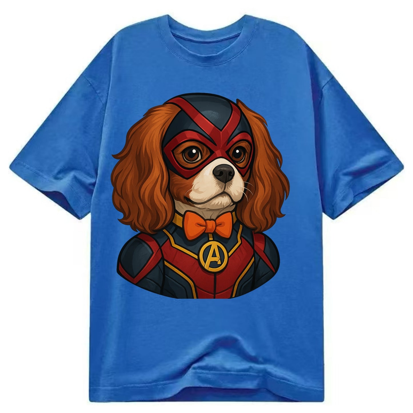 Cavalier King Charles Friendly Hero  - C Classic T-shirt - Blue