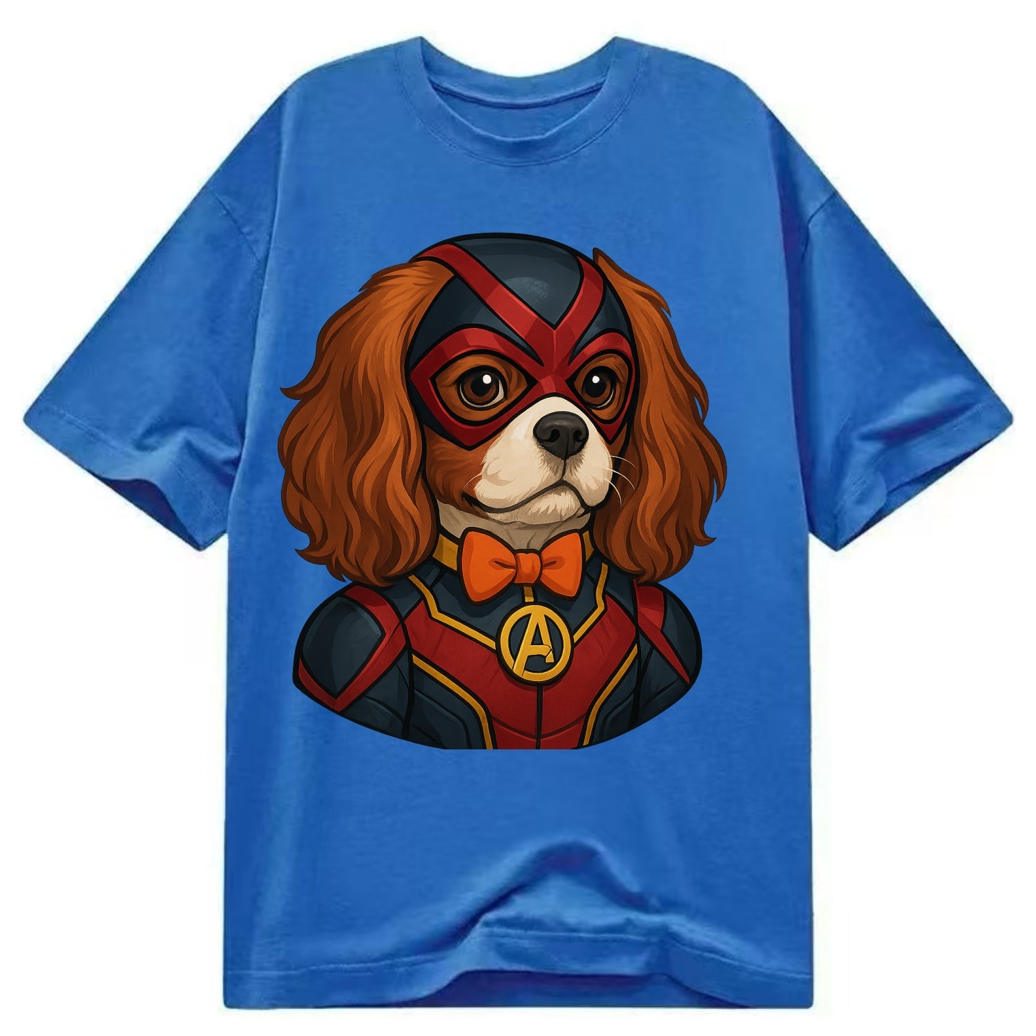 Cavalier King Charles Friendly Hero  - C Classic T-shirt - Blue