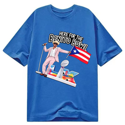 Here For The Bento Bowl - Classic T-shirt - Blue