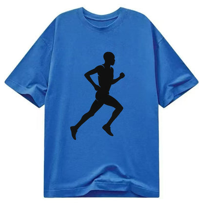 Kenyan distance runner stride - Classic T-shirt - Blue