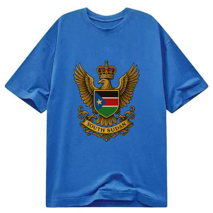 South Sudan Royal Logo  - Classic T-shirt - Blue