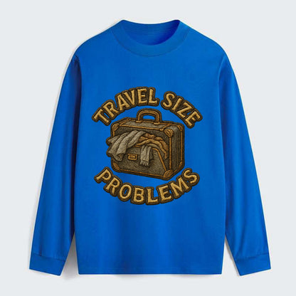 Travel Size Problems  - Classic Long Sleeve Shirt - Blue