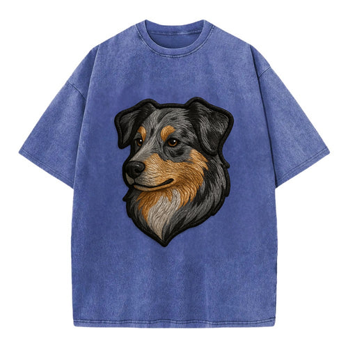 Australian Shepherd - Modern merle patte - Vintage T-shirt