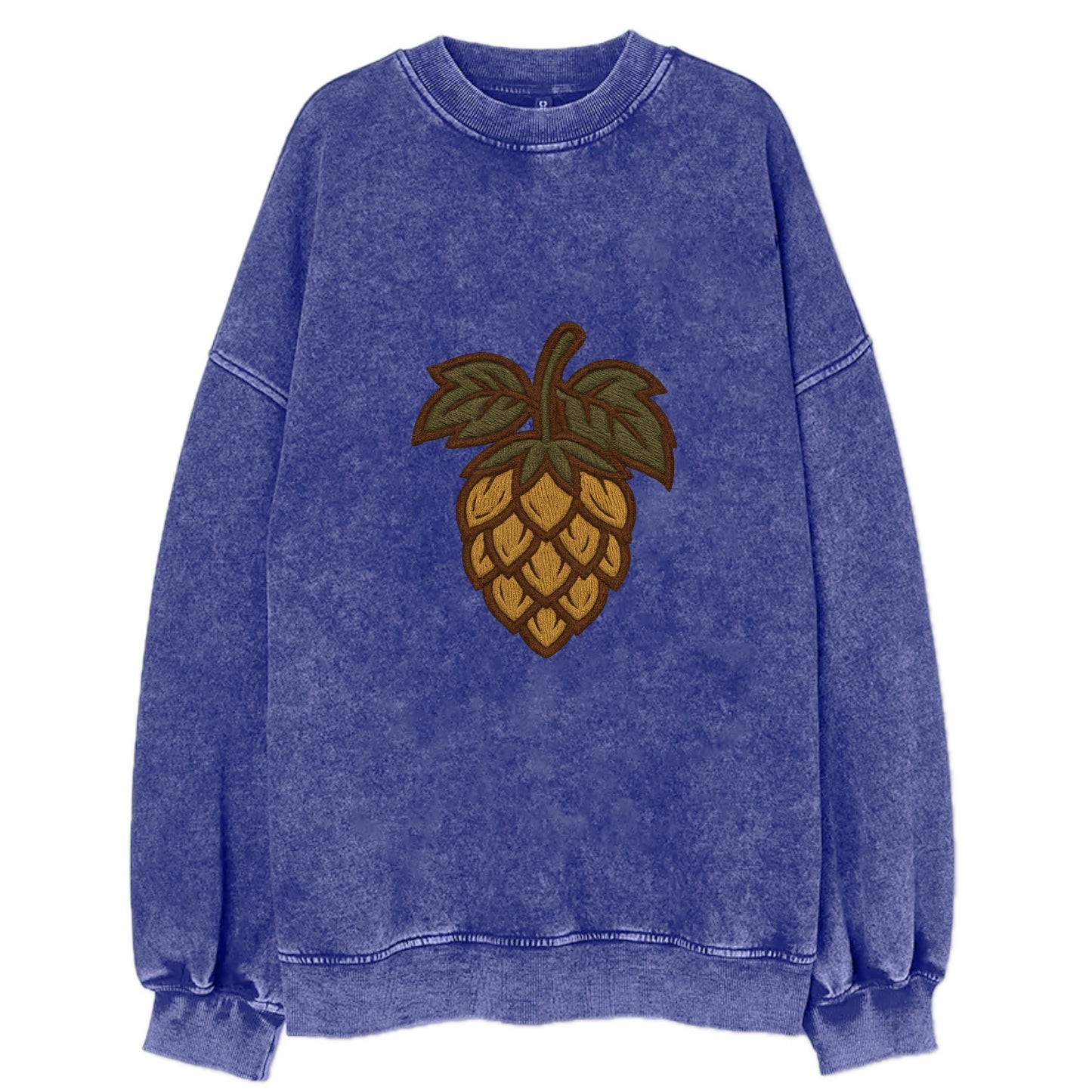 Hop Cone  - Vintage Sweatshirt - Blue