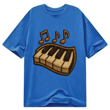 Piano Keys  - Classic T-shirt - Blue