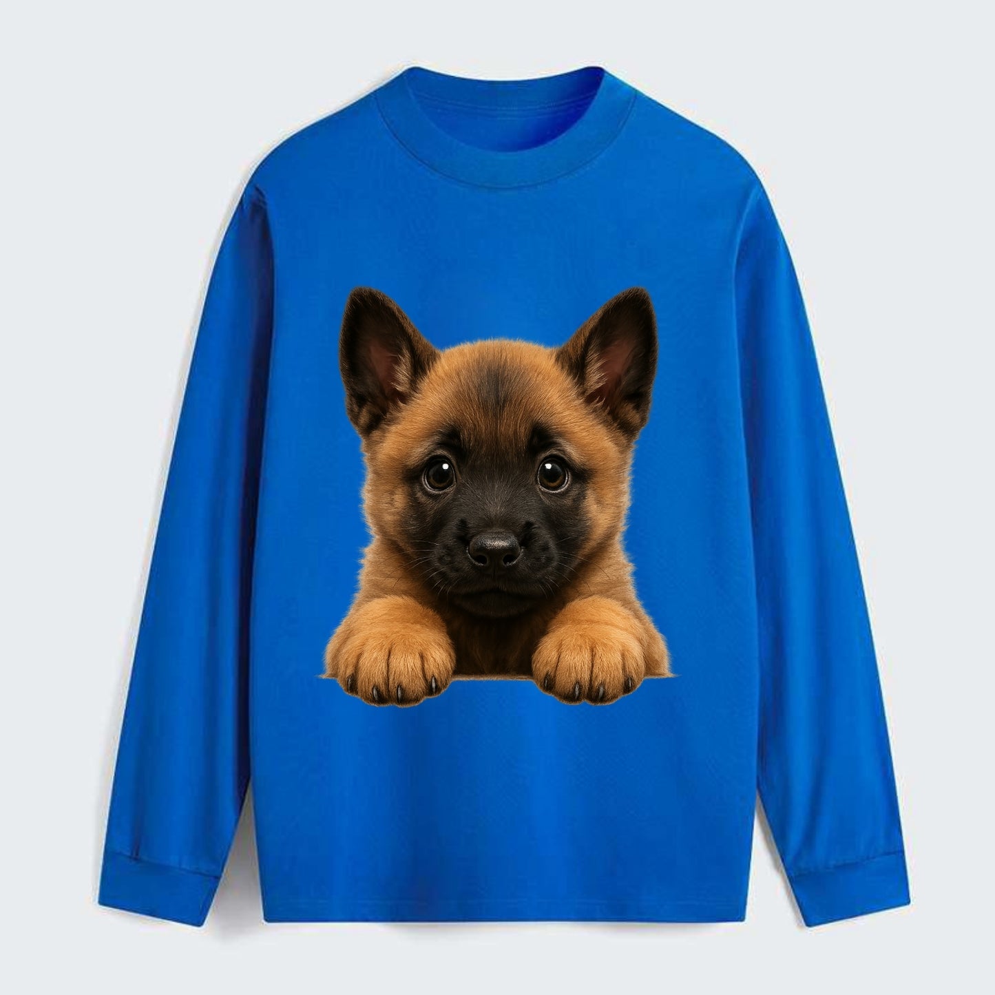 Belgian Malinois  - Classic Long Sleeve Shirt - Blue