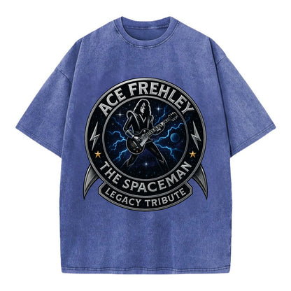 Ace Legacy Seal - Vintage T-shirt - Blue