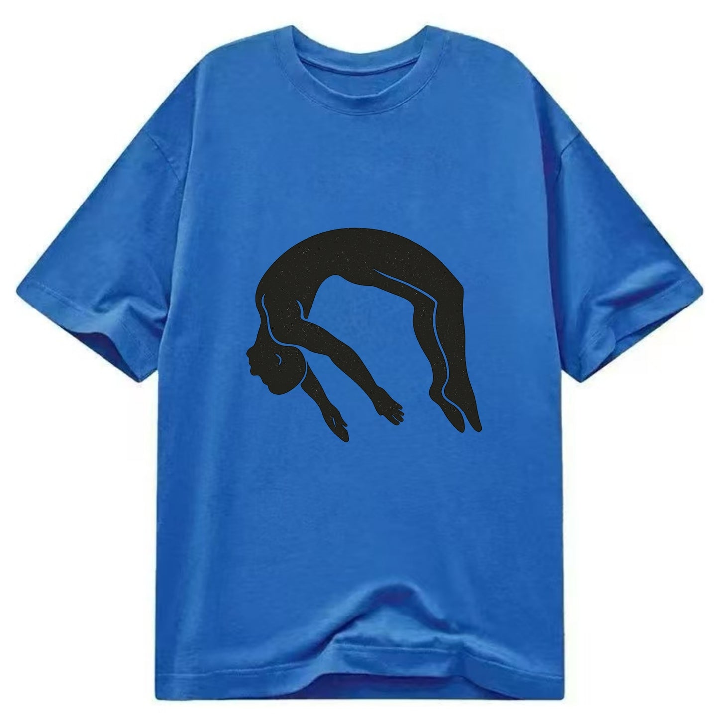 Gymnast doing a backflip - Classic T-shirt - Blue