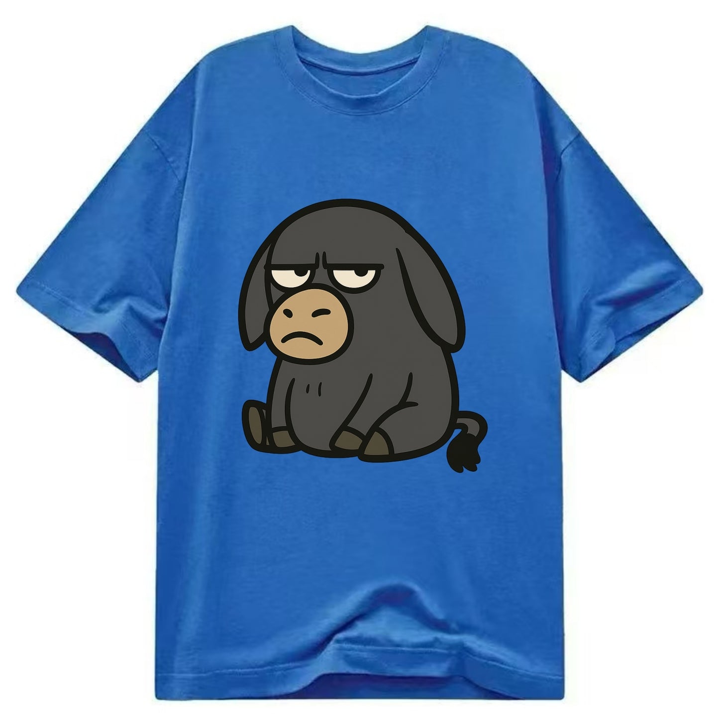 The Donky Judging Silently - Classic T-shirt - Blue
