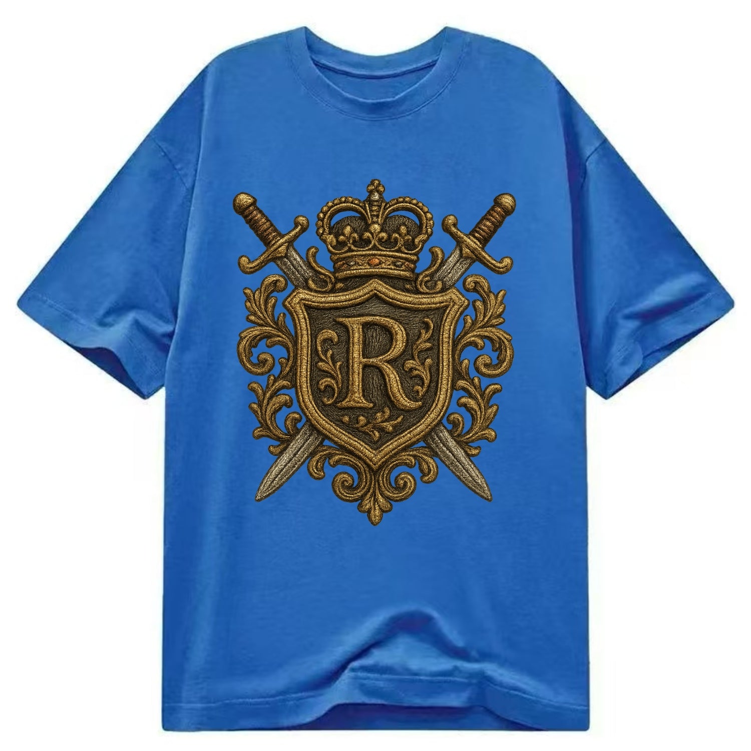Royal Crest  - Classic T-shirt - Blue