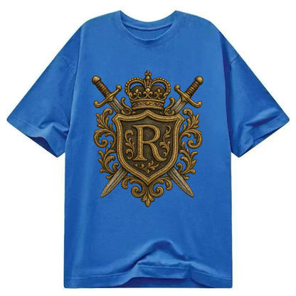 Royal Crest  - Classic T-shirt - Blue