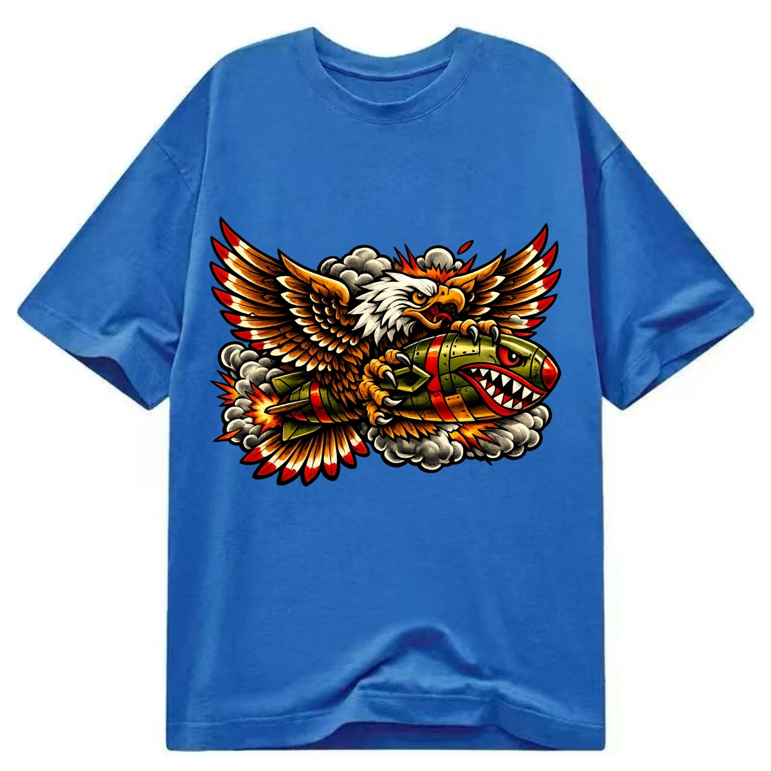 War Eagle Bomb - Classic T-shirt - Blue