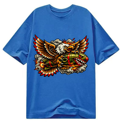 War Eagle Bomb - Classic T-shirt - Blue