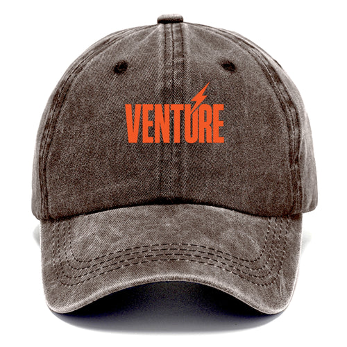 Bold typography design - VENTURE - taking risks, bold exploration - Classic Cap