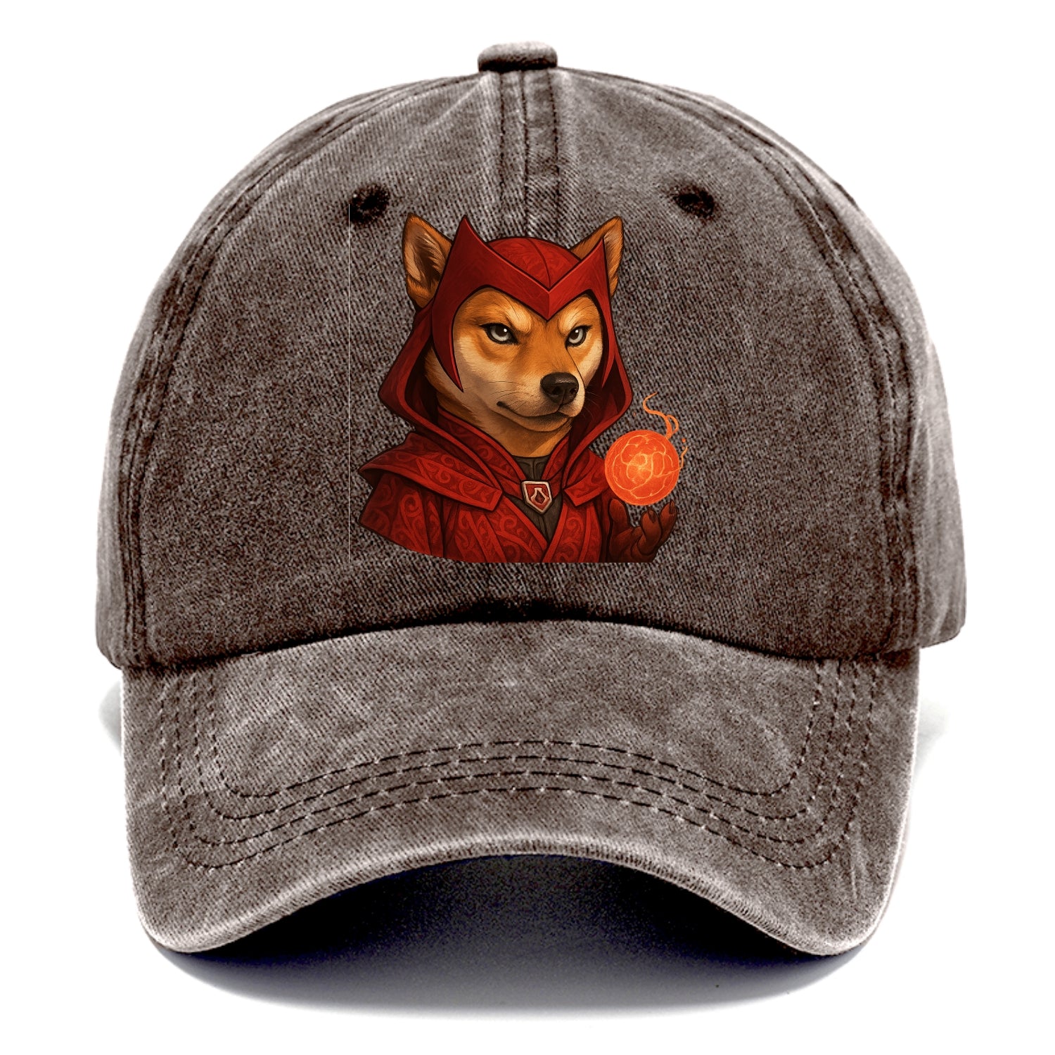 Shiba Inu Scarlet Witch  - Classic Cap - Brown