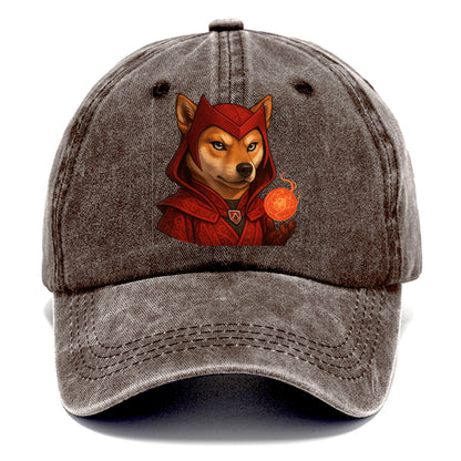 Shiba Inu Scarlet Witch  - Classic Cap - Brown