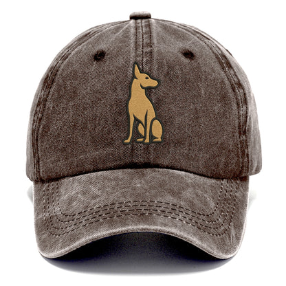 Pharaoh Hound - Tan colored sitting pose Classic Cap - Brown