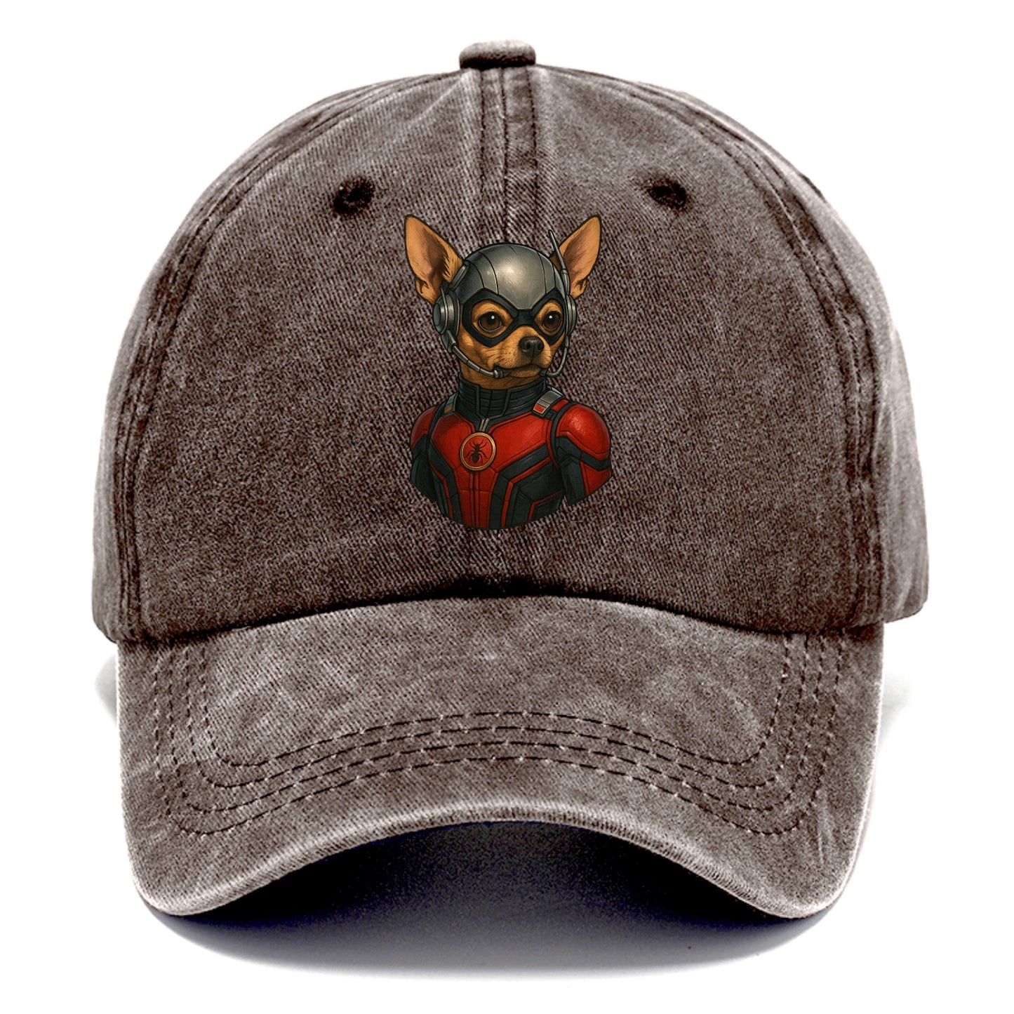 Chihuahua Ant-Man  - Classic Cap - Brown