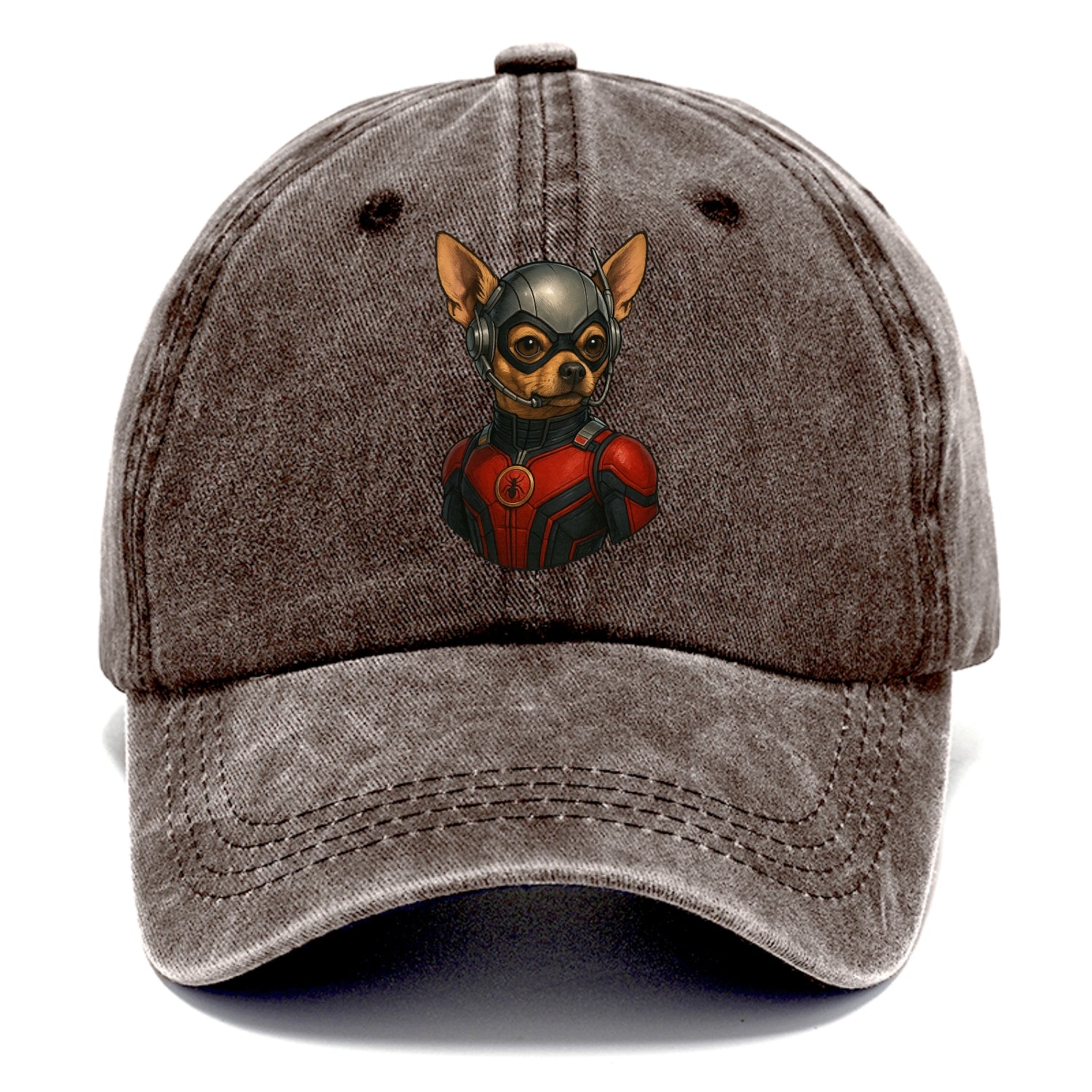 Chihuahua Ant-Man  - Classic Cap - Brown