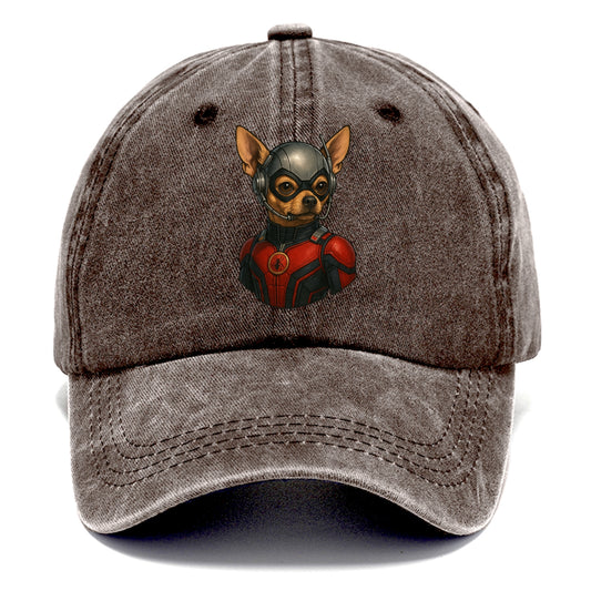 Chihuahua Ant-Man  - Classic Cap - Brown