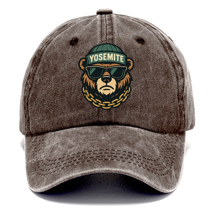 Yosemite Bear - Classic Cap - Brown