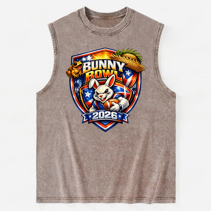 Bunny Bowl 2026 - Vintage Washed Tank - Brown