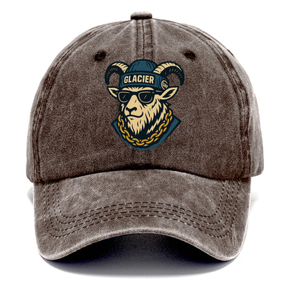 Glacier Mountain Goat - Classic Cap - Brown