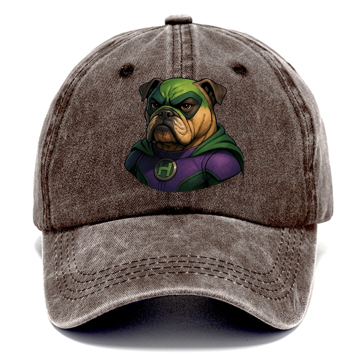 Bulldog Strong Hero  - Classic Cap - Brown