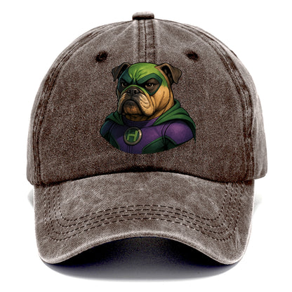 Bulldog Strong Hero  - Classic Cap - Brown