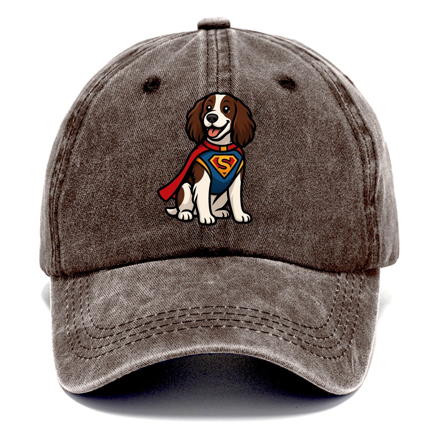 Springer Spaniel Friendly Hero  - Classic Cap - Brown