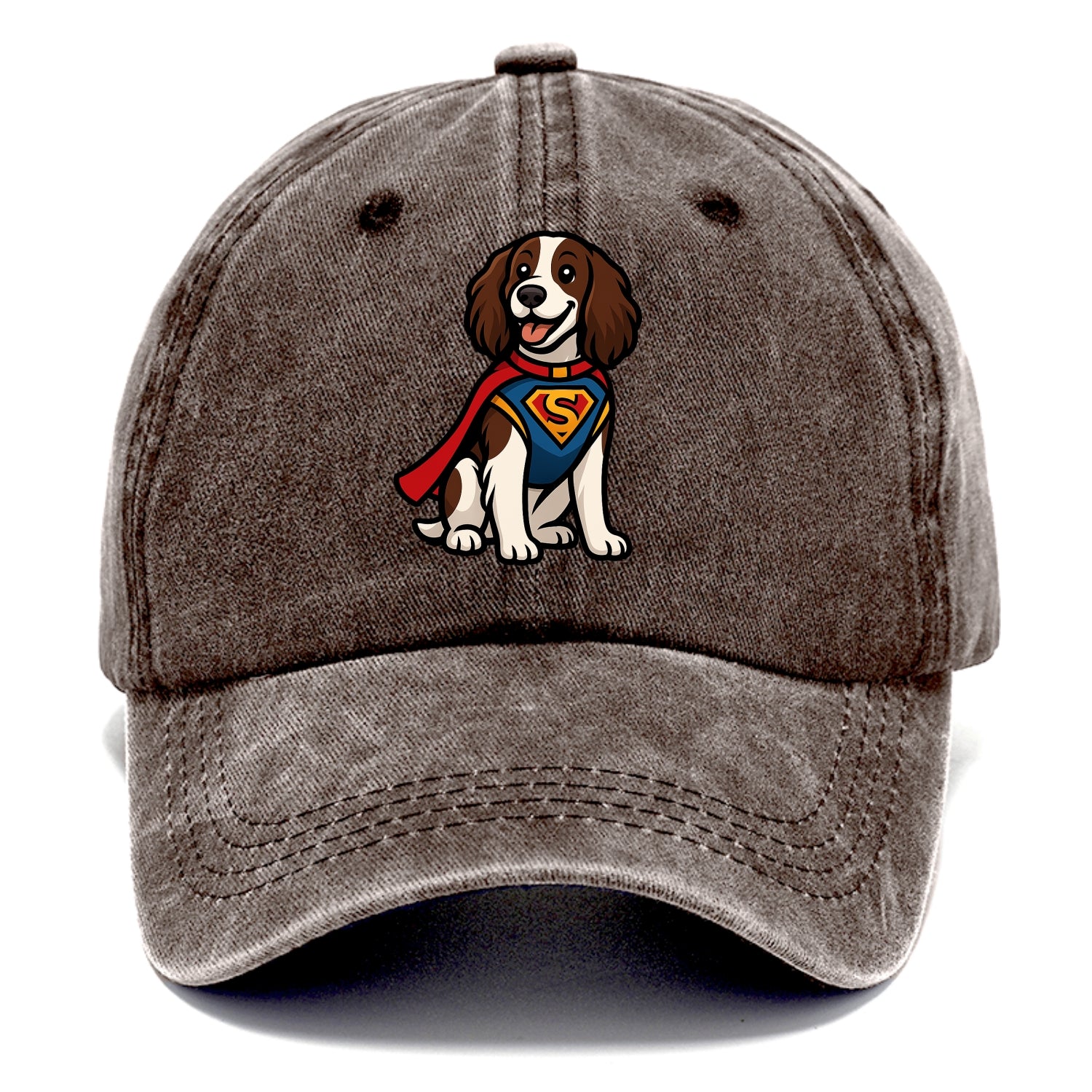 Springer Spaniel Friendly Hero  - Classic Cap - Brown