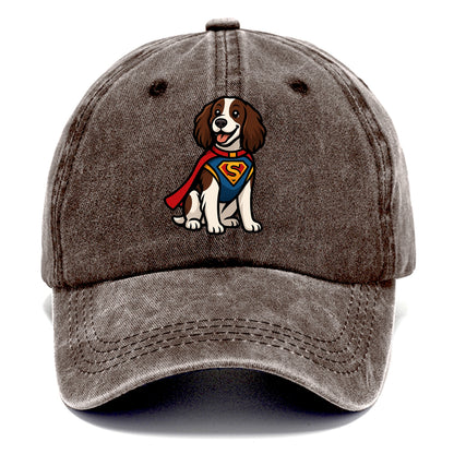 Springer Spaniel Friendly Hero  - Classic Cap - Brown