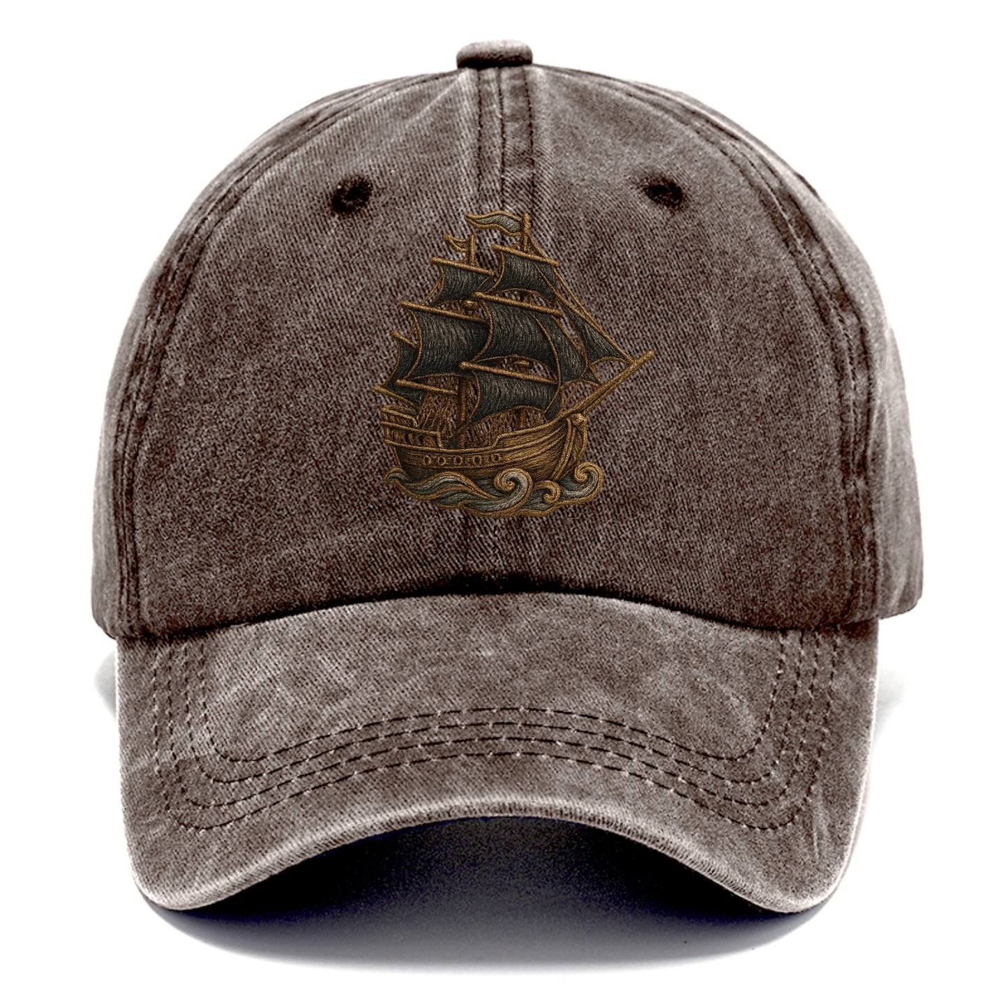 Pirate Ship  - Classic Cap - Brown