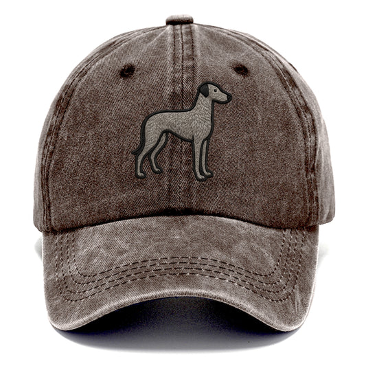 Scottish Deerhound - Trendy hound silhou - Classic Cap - Brown