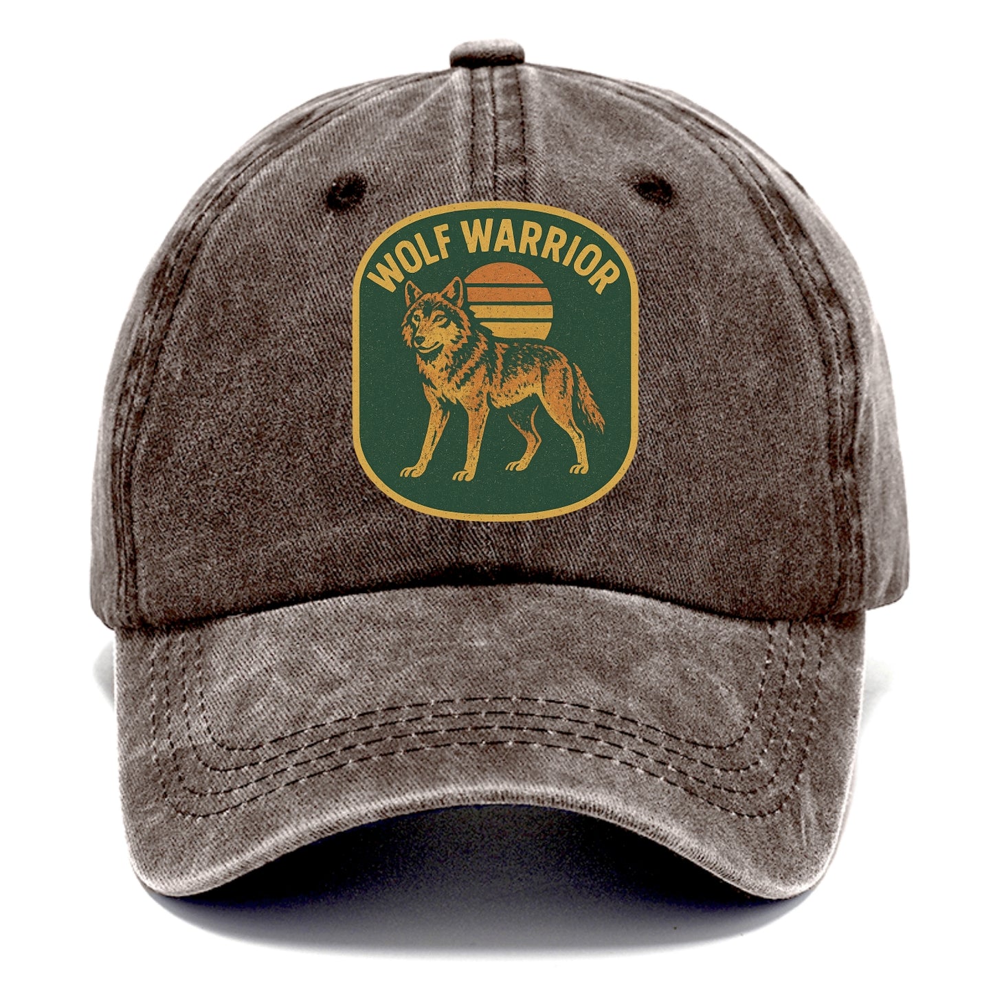 Wolf Warrior  - Classic Cap - Brown